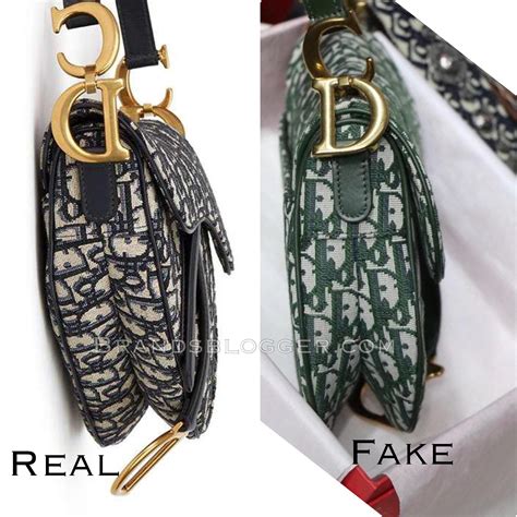 dior saddle bag fake vs real|genuine dior saddle bag.